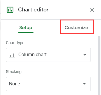 Click customize in the Graph Editor
