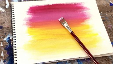how to blend acrylic paint