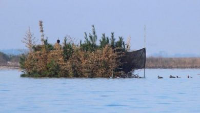 how to build a duck blind for a boat