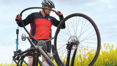 how to change a bike tube without tire levers