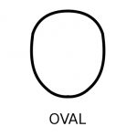 Oval face shape