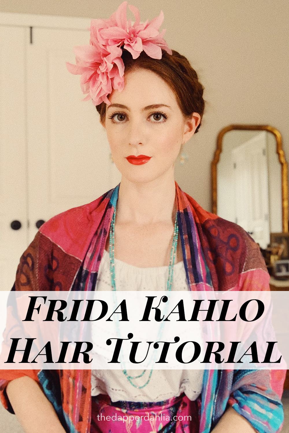 FridaKahloHairTutorial Pinterest