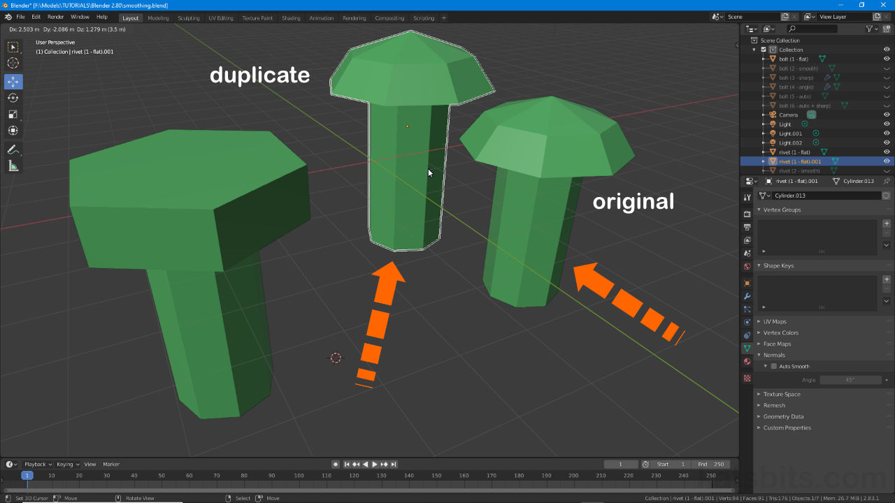 How To Duplicate A Mesh In Blender