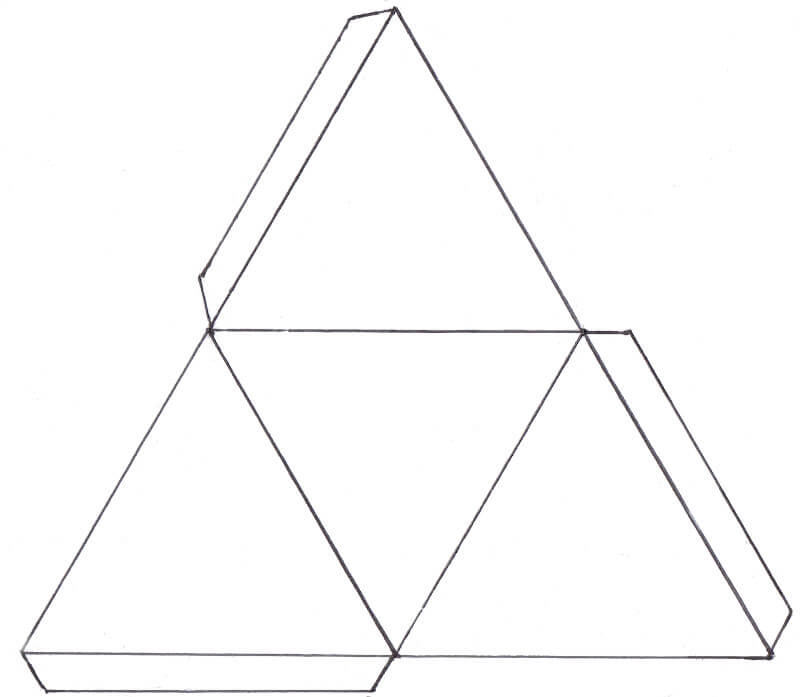 The lattice of a tetrahedron